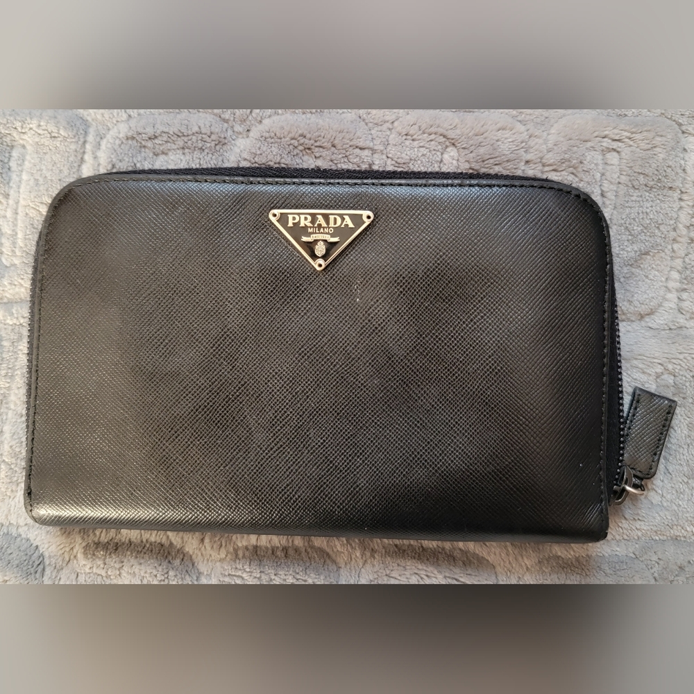 Authentic Prada Saffiano Leather Wallet